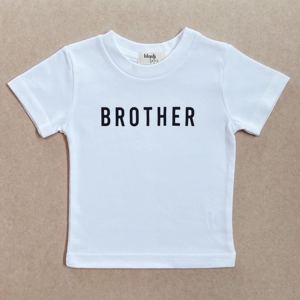 BROTHER | Blush Lotus Baby Toddler Organic Tee